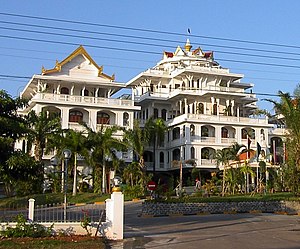 Champasak Palace Hotel, Pakse, formerly the palace of Prince Boun Oum Na Champassak