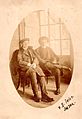 Milutin Uskoković sa bratom Dragutinom u Lezenu (Švajcarska) 1910. godine, iz arhive Narodne biblioteke Užice