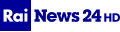 Logo di Rai News 24 HD in uso dal 16 marzo 2023