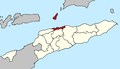 Mapo de Timor Leste montranta la distrikton de Dilo.