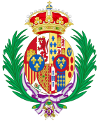 Armoiries en tant que « princesse des Asturies » (1935-1941)[Information douteuse].