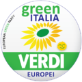 Logo della lista Verdi Europei - Green Italia