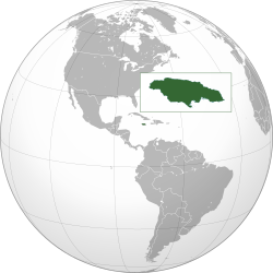 Jamaika haritadaki konumu