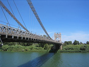 Ponte sobre o rio Ebro em Amposta