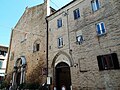 Recanati Convento di S. Agostino facciata