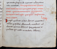 Le bas d'une page manuscrite rédigée à l'encre rouge puis noire