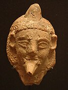 Terracotta votary figurine(s) from sanctuary of Astarte at Kamelarga, Cyprus 600-500 BCE Ashmolean Museum 14.jpg