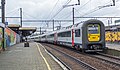 Two Class 96 units at Antwerpen-Berchem, NMBS 467, E.M.U 441–490 (dual-voltage) coupled with D.M.U (DC-only)