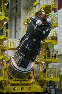 Sojuz MS-02 pirmsstarta sagatavošanas laikā