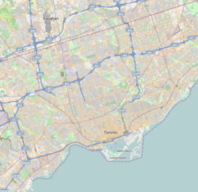 voir sur la carte de Toronto