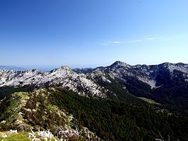 Orjen aan de Baai van Kotor