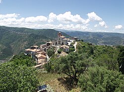 Skyline of Piraino