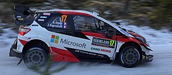 Toyota Yaris WRC bei der Rallye Schweden 2020