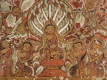 Worshipping the Buddha