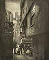 Une rue à Glasgow, 1871.