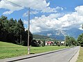 Bled, straatzicht aan de buitenkant van de stad