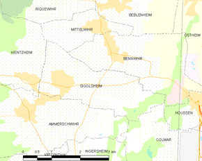 Poziția localității Sigolsheim