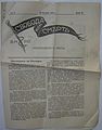 1929 - Български: Вестникът на ВМРО "Свобода или смърт". English: Newspaper of IMRO "Freedom or Death"