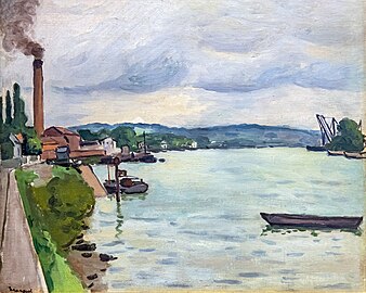 La seine (environs de Rouen) par Albert Marquet