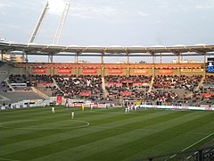 Le Stadium de Toulouse, terrain du Toulouse Football Club où le Stade Toulousain y joue certains matches de prestige.