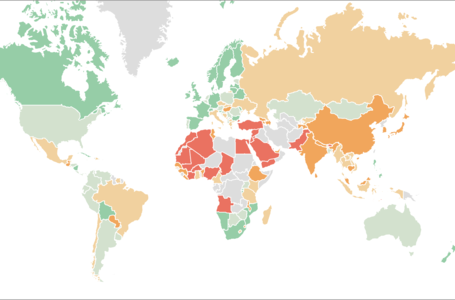 Mapa de la bretxa de gènere global, 2017