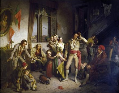 Sconfitto alla regata 1858, Pinacoteca di Brera, Milano