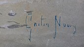 signature de Gaston Noury