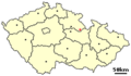 Location of the town in the Czech republic