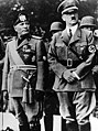 Rencontre entre Hitler et Mussolini.
