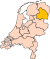 Localização de Drente nos Países Baixos