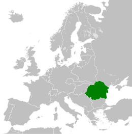 Regno di Romania - Localizzazione