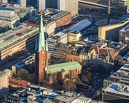 Klara kyrka i februari 2013