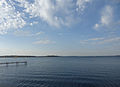 Lake Mendota viewed from the steps of the Memorial Union