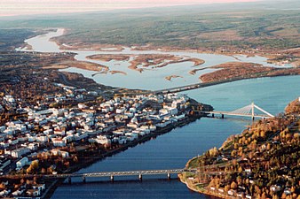 Vy över Rovaniemi.