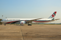 A parked Boeing 777-300ER of Biman