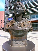 Bust of Madame Roland in Montpellier, by Joseph Carlier (1849–1927)