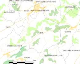 Aveize - Localizazion