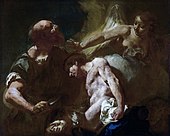Sacrifício de Isaac (c. 1715) na Fundação Coleção Thyssen-Bornemisza, Pedralbes
