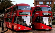 Due New Routemaster di Tfl a Londra