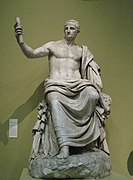 Nerva as Jupiter; cast of a sculpture in the Capitoline Museums (Pushkin Museum, Moscow).