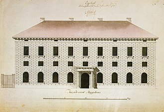 Tullhuset på Skeppsbron, Erik Palmstedt, 1778