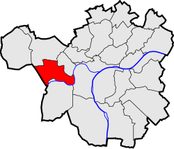 Location of Flawinne in Namur