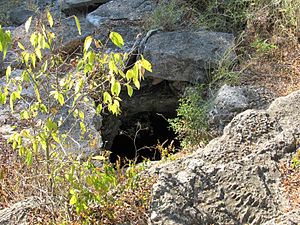 Longhorn Caverns natural entrance