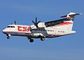 frontside, blue sky, Czech Airlines