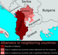 Albanci izvan Albanije.