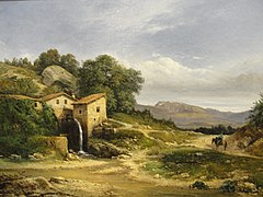 « Les Côtes » vers 1850, par Jean Achard.