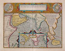 Zemljevid iz 17. stoletja, ki prikazuje lokacije Periplusa Eritrejskega morja