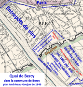 Quai de Bercy en 1846