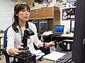 Naoko Yamazaki in the virtual reality lab