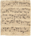 J. S. Bach, Autograph der Choralbearbeitung „Wie schön leuchtet der Morgenstern“, BWV 739